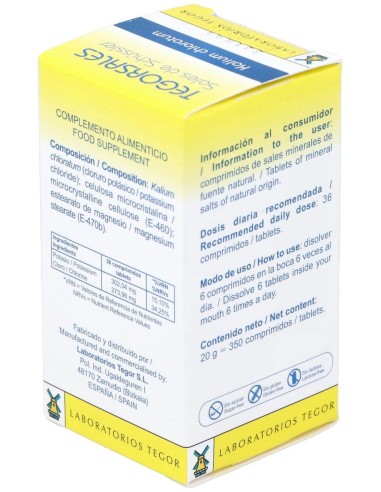 Tegorsal Nº 4 (20 G) Comprimidos de Tegor