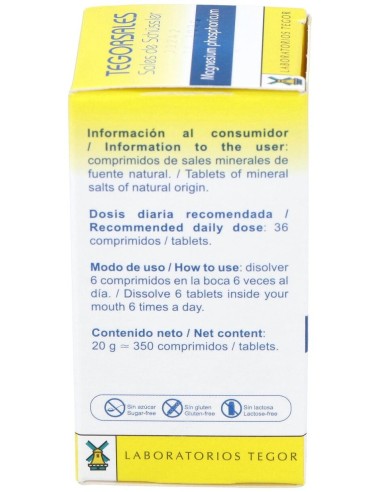 Tegorsal Nº 7 (20 G) Comprimidos de Tegor