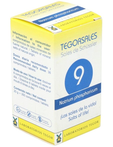 Tegorsal Nº 9 (20 G) Comprimidos de Tegor
