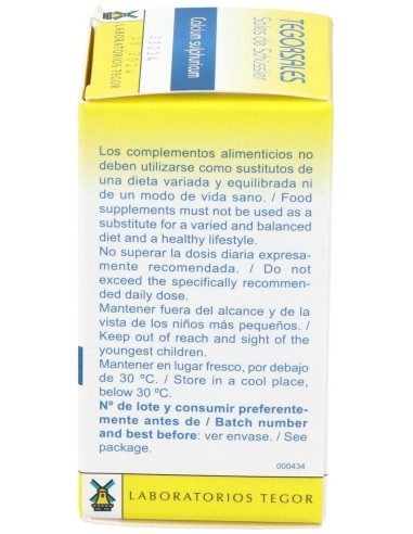 Tegorsal Nº 12 (20 G) Comprimidos de Tegor