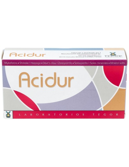 Acidur 60 Capsulas de Tegor
