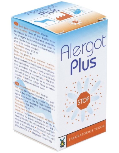 Alergot Plus Frasco 30 Ml de Tegor