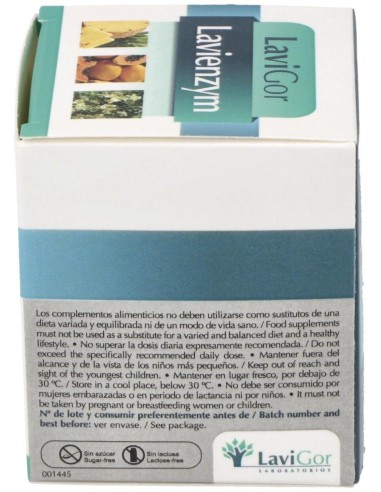 Lavienzym 120 Grageas de Lavigor