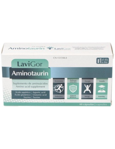 Aminotaurin 60 Cápsulas de Lavigor
