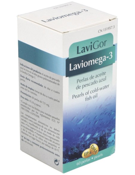 Laviomega 3 60 Perlas de Lavigor