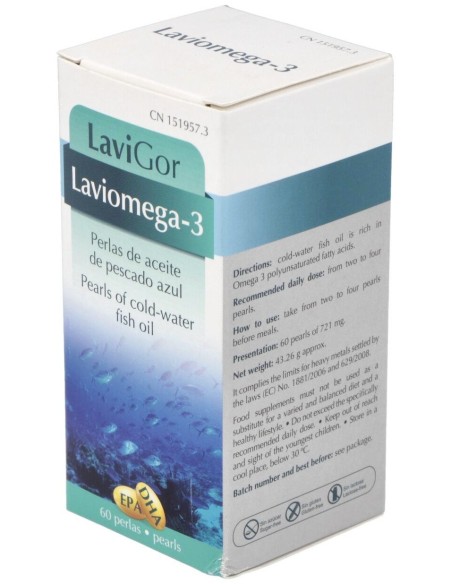 Laviomega 3 60 Perlas de Lavigor