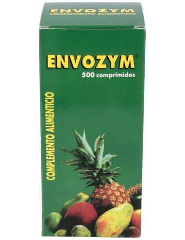 Envozym  Complemento Alimenticio  500 Comp. de Goresi-Pharma