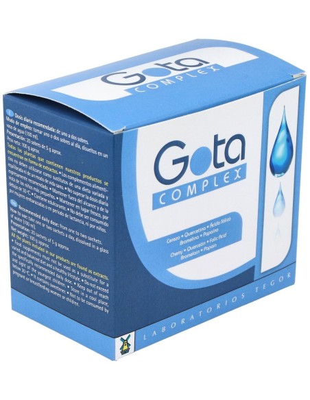 Gota Complex 20 Sobres de Tegor