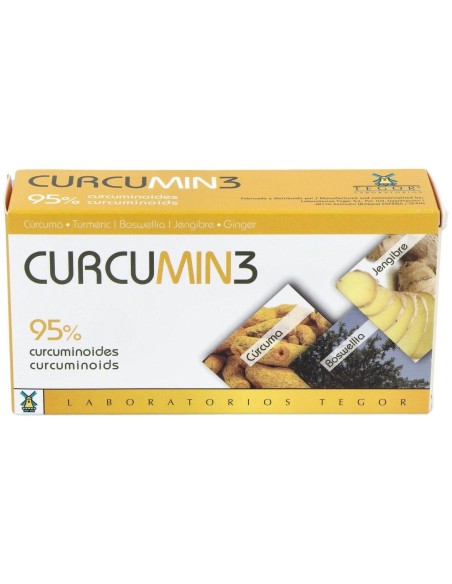 Curcumin 3  30 Comprimidos de Tegor