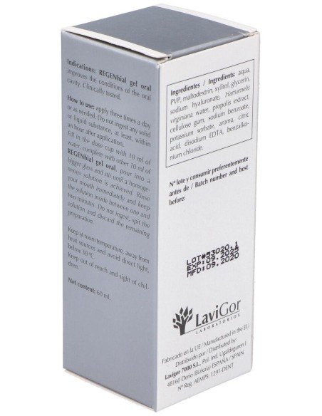 Regenhial Gel Oral 60Ml. de Lavigor