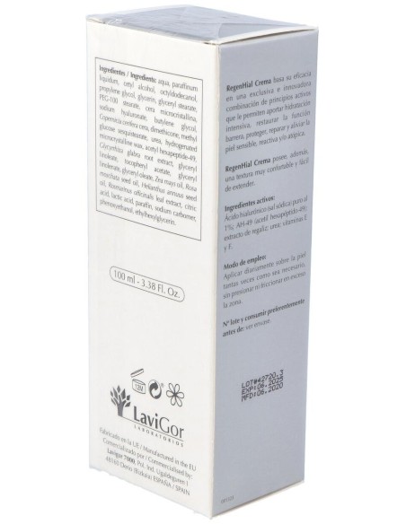 Regenhial Crema 100Ml. de Lavigor