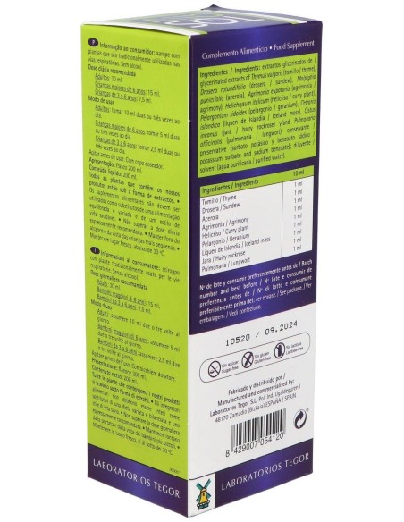 Tosaliv Jarabe 200 Ml.  de Tegor