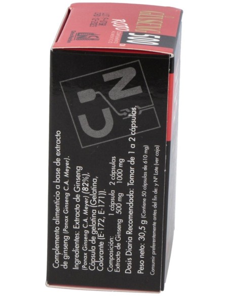 Ginseng Rojo 500Mg. 50Cap. de Cn Clinical Nutrition