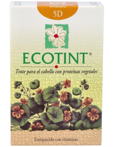 Castaño Claro Dorado Tinte Para Cabello de Ecotint