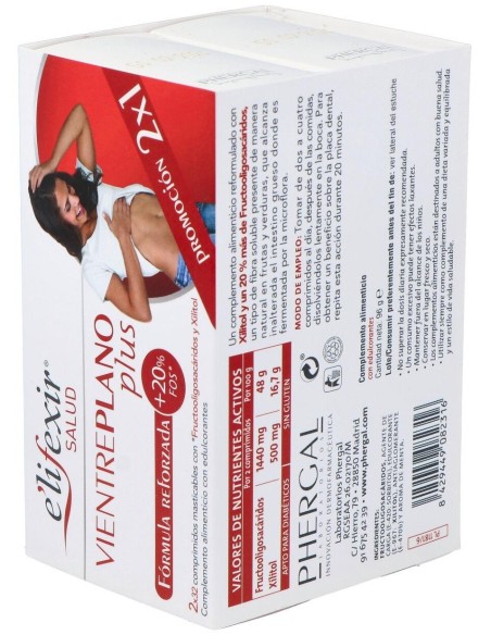 Elifexir Salud 2X1 Vientre Plano Plus 32+32Comp. de Elifexir