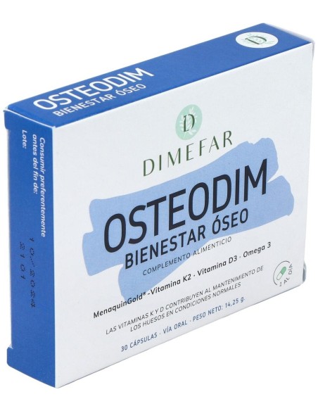 Osteodim Bienestar Oseo 30Cap. de Dimefar