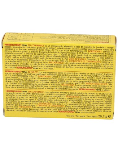 Herbensurina 30Comp. de Deiters