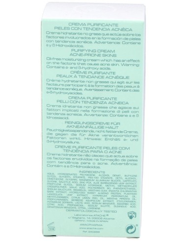 Oily Sk Balancing Crema I 50Ml. de Atache