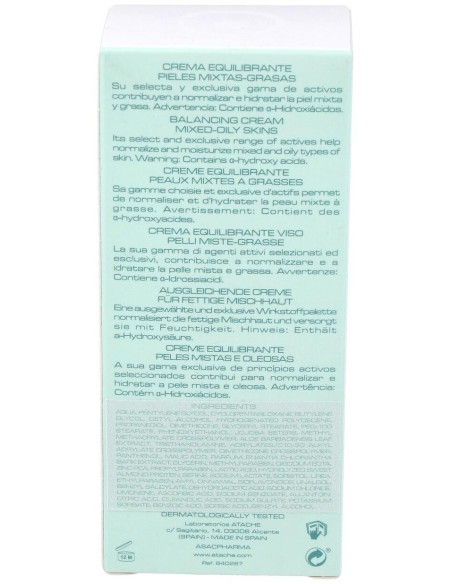 Oily Sk Balancing Crema Ii 50Ml. de Atache