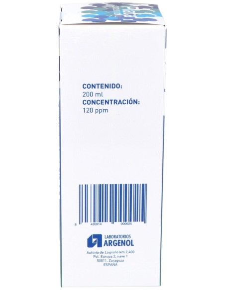 Plata Coloidal 120Ppm 200Ml. de Argenol