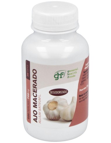 Ajo Macerado 500Mg. 220Perlas de Ghf