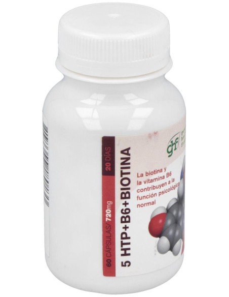 Triptofano 5Htp+B6 60Cap. de Ghf
