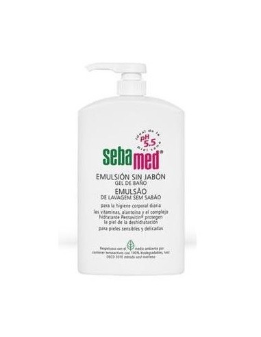 Emulsion Sin Jabon Gel De Baño 1L. de Sebamed