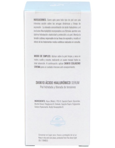 Skin10 Acido Hialuronico Serum 30Ml. de Medichy Model