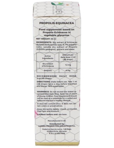 Extracto Echinacea-Propolis 50Ml. de Lumen