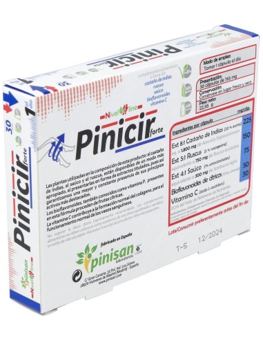 Pinicir Forte, 30 Caps de Pinisan