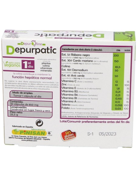 Depurpatic 30Cap. de Pinisan