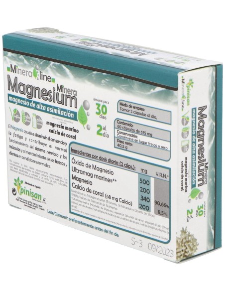 Mineraline Magnesium 60Cap. de Pinisan