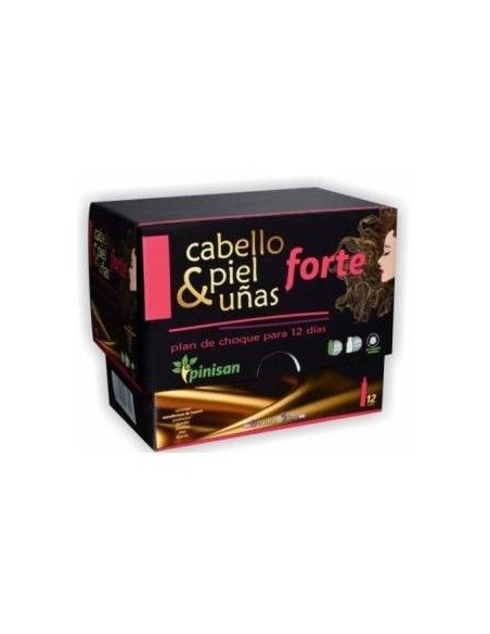 Cabello, Piel Y Uñas Forte 12Viales de Pinisan