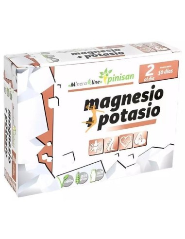 Magnesio+Potasio 60Comp de Pinisan