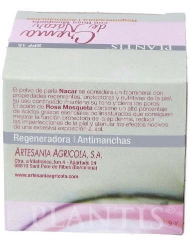 Crema De Nacar Plantis 50  Ml de Artesania
