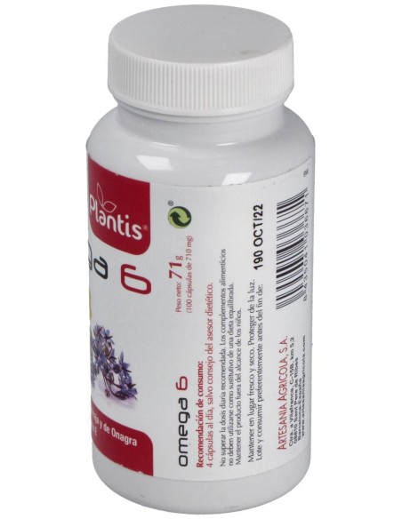 Omega 6 Onagra+Borraja 100 Perlas de Artesania
