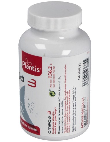 Omega-3  Plantis 220 Cap. de Artesania