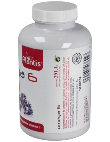 Omega 6 Onagra+Borraja 410 Perlas de Artesania