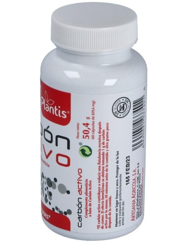 Carbon Activo Plantis 60 Cap. de Artesania