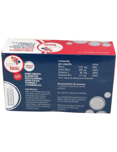 Ferrotonic 14Viales de Artesania