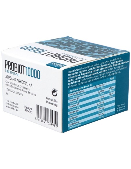 Probiot 10000 Defensas 15X6 G de Artesania