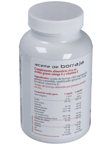 Aceite De Borraja 120Cap. de Artesania