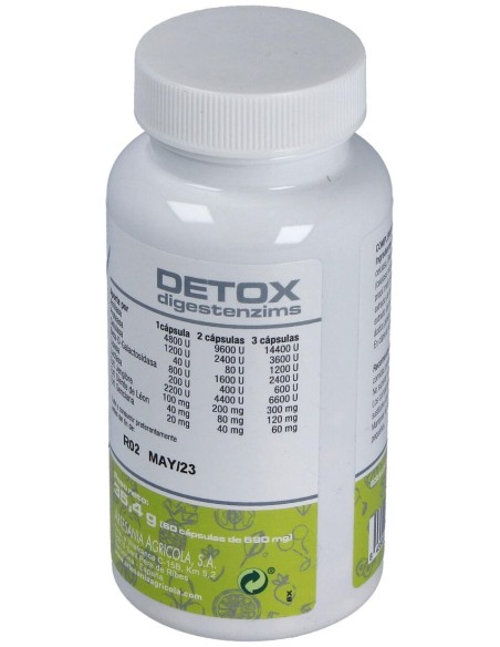 Digestenzims Detox 60Cap. de Artesania