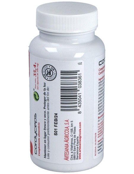 Cordyceps Plantis 60 Cap de Artesania