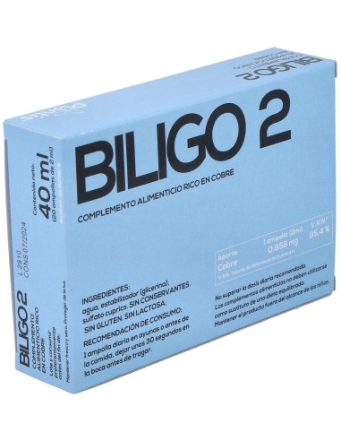 Biligo-2 Cu 20 Ampollas X 2 Ml de Artesania
