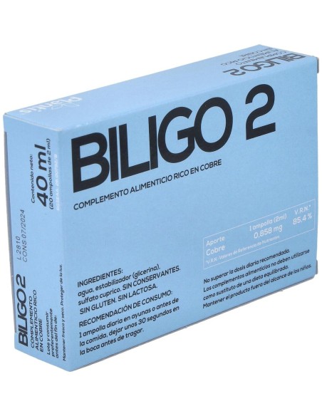Biligo-2 Cu 20 Ampollas X 2 Ml de Artesania