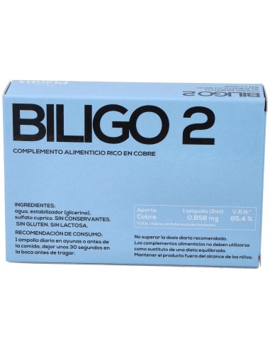Biligo-2 Cu 20 Ampollas X 2 Ml de Artesania