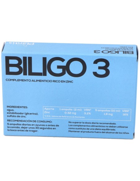 Biligo 03 (Zinc) 20Amp de Artesania