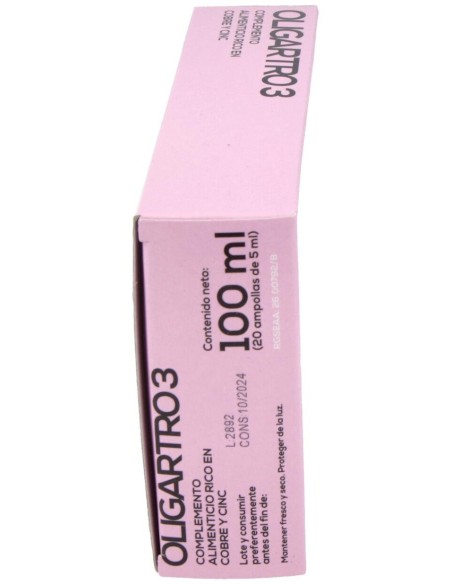 Oligartro-3 Cu-Zn 20 Amp X 5Ml de Artesania