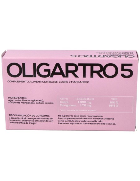 Oligartro-5 Mn-Cu 20 Amp X 5Ml de Artesania